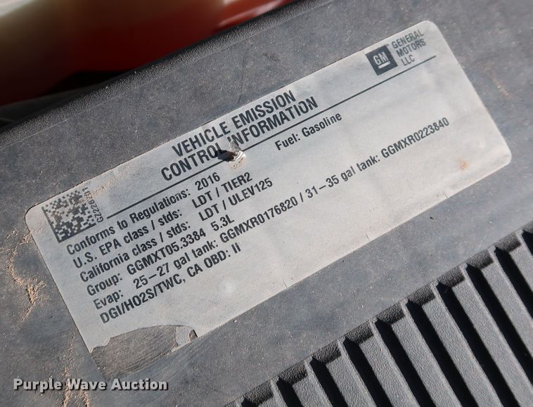 image for item DK3514 2016 Chevrolet Silverado 1500  Double Cab pickup truck