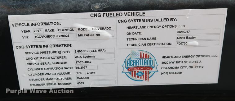 image for item DK3515 2017 Chevrolet Silverado 1500  Double Cab pickup truck