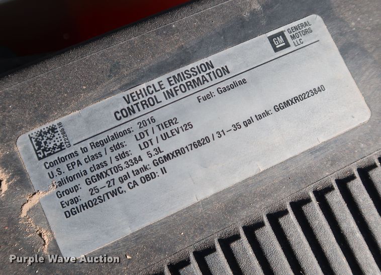 image for item DK3516 2016 Chevrolet Silverado 1500  Double Cab pickup truck