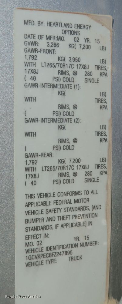 image for item DK3519 2015 Chevrolet Silverado 1500  Double Cab pickup truck