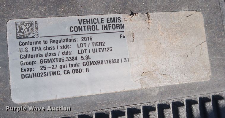 image for item DK3520 2016 Chevrolet Silverado 1500  Double Cab pickup truck