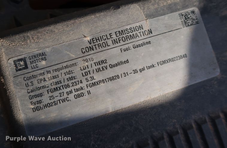 image for item DK3523 2015 Chevrolet Silverado 1500  Crew Cab pickup truck