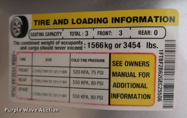 image for item DK3524 2016 Ford F250 Super Duty  pickup truck