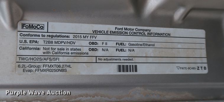 image for item DK3528 2015 Ford F250 Super Duty  SuperCab pickup truck