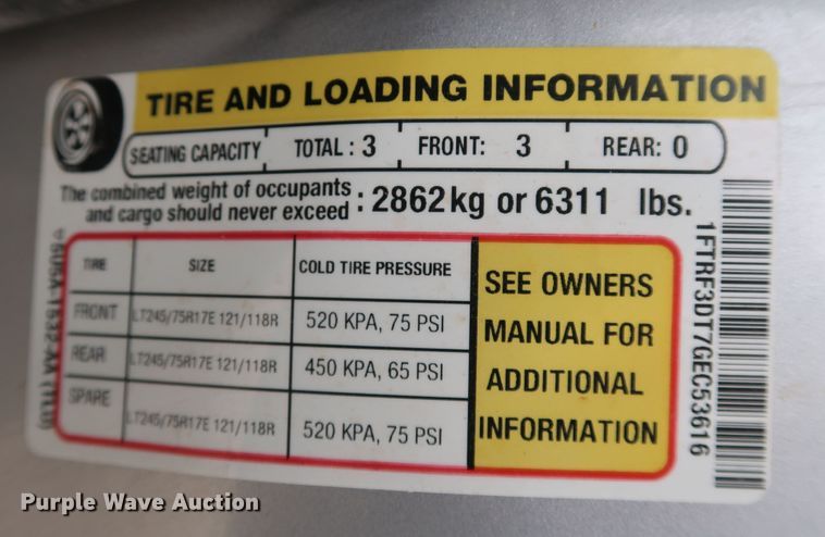 image for item DK3529 2016 Ford F350 Super Duty  pickup truck