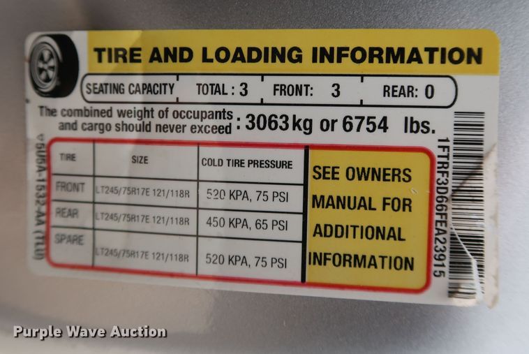 image for item DK3530 2015 Ford F350 Super Duty  flatbed pickup truck