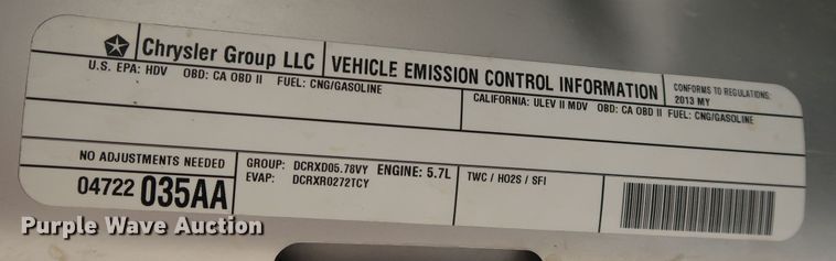 image for item DK3531 2013 Dodge Ram 2500  Crew Cab pickup truck