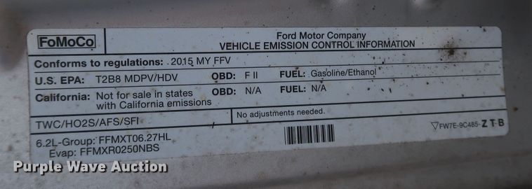 image for item DK3535 2015 Ford F250 Super Duty  SuperCab pickup truck