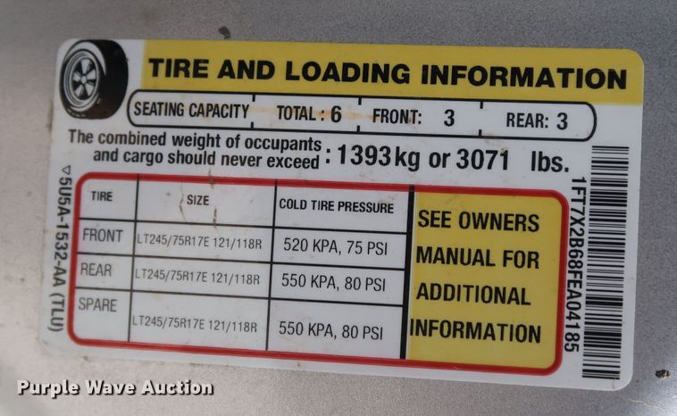 image for item DK3535 2015 Ford F250 Super Duty  SuperCab pickup truck