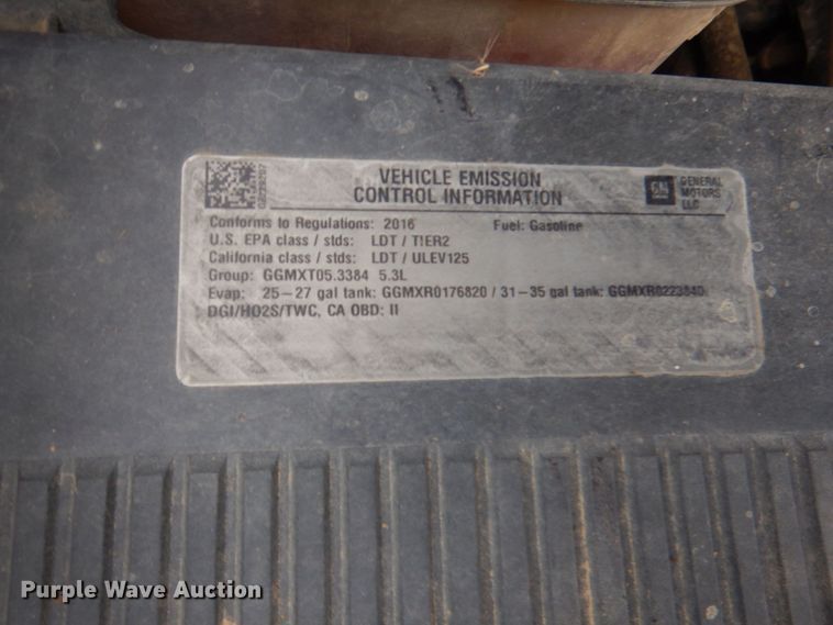 image for item DK3537 2016 Chevrolet Silverado 1500  Double Cab pickup truck