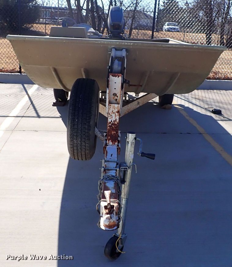 image for item DK3538 1987 Lowe Husky Jon  boat