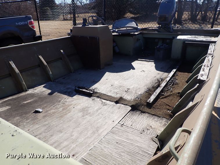 image for item DK3538 1987 Lowe Husky Jon  boat