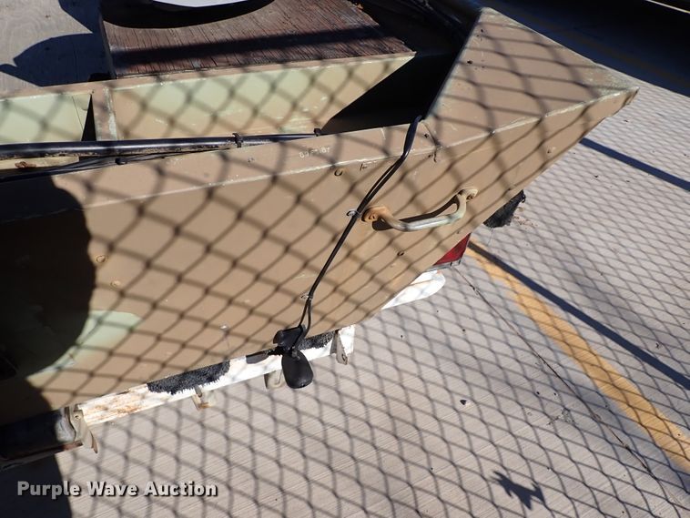 image for item DK3538 1987 Lowe Husky Jon  boat