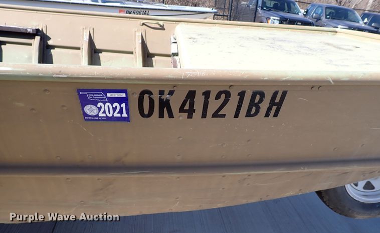 image for item DK3538 1987 Lowe Husky Jon  boat