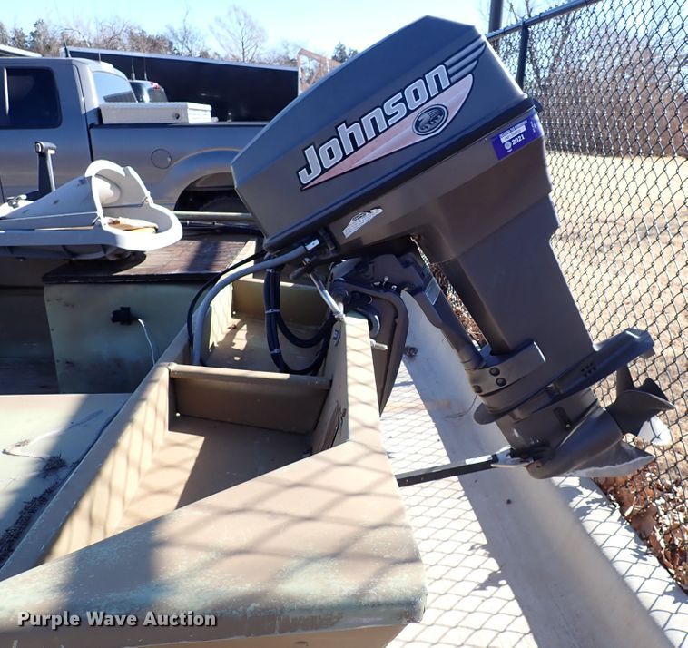 image for item DK3538 1987 Lowe Husky Jon  boat