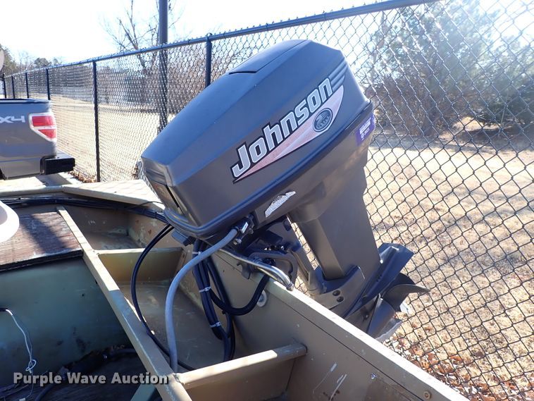 image for item DK3538 1987 Lowe Husky Jon  boat