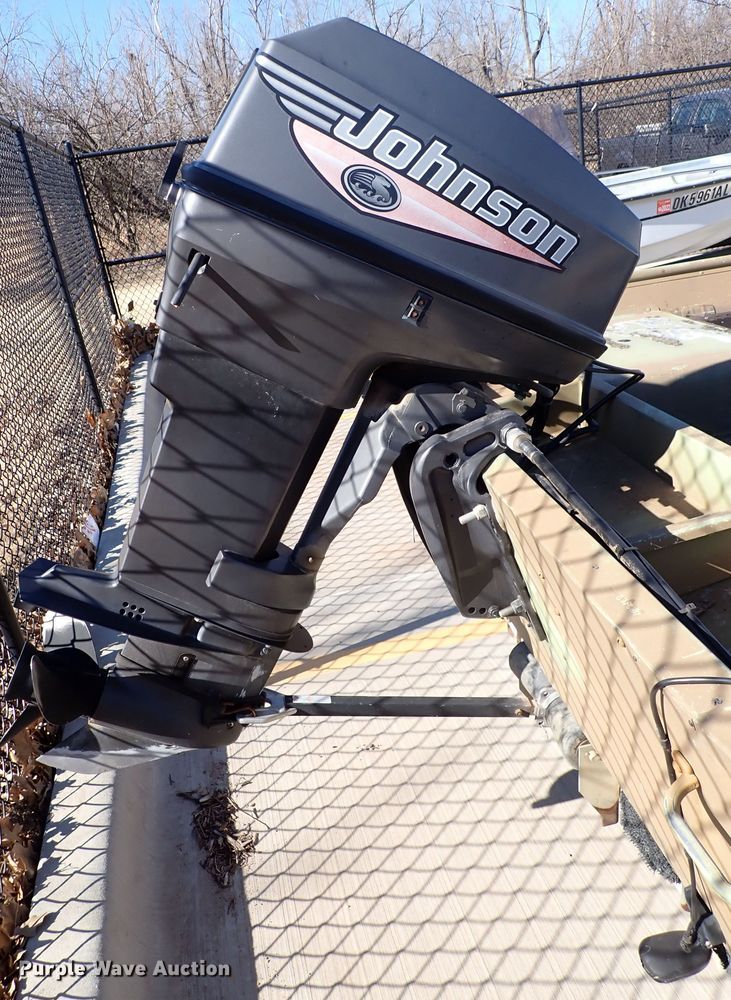 image for item DK3538 1987 Lowe Husky Jon  boat