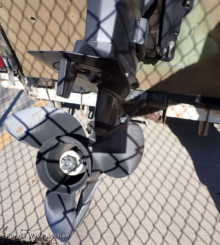 image for item DK3538 1987 Lowe Husky Jon  boat