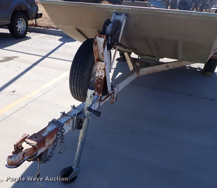 image for item DK3538 1987 Lowe Husky Jon  boat