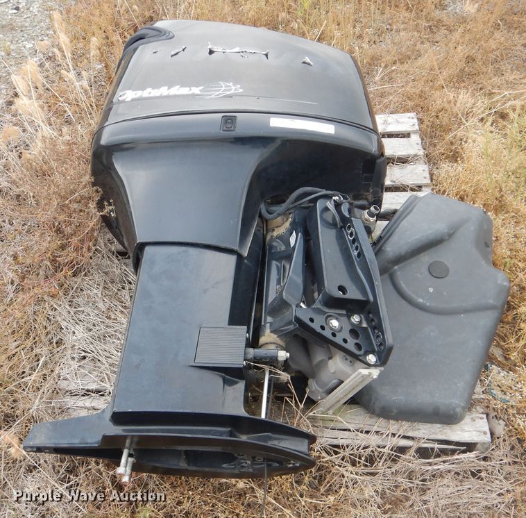 image for item GY9919 2009 Mercury OptiMax 2.50L six cylinder outboard gas motor