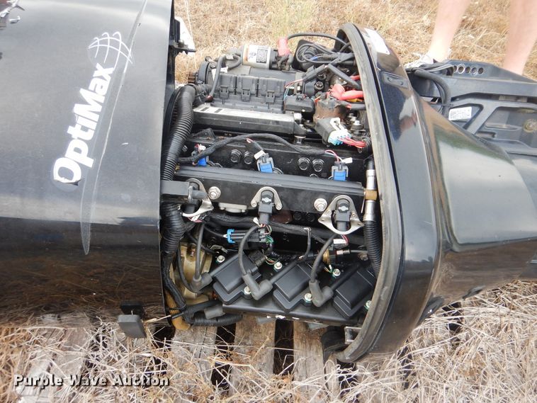 image for item GY9919 2009 Mercury OptiMax 2.50L six cylinder outboard gas motor