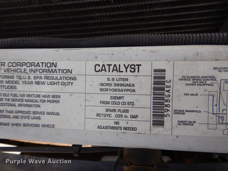 image for item DK8722 1995 Dodge Ram 1500  pickup truck