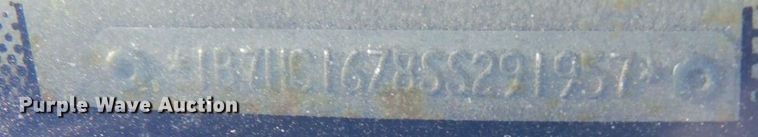 image for item DK8722 1995 Dodge Ram 1500  pickup truck