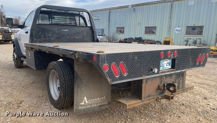 image for item DL6881 2018 Dodge Ram 5500HD  flatbed truck