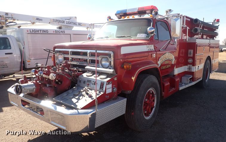 image for item DN2161 1980 GMC  fire truck