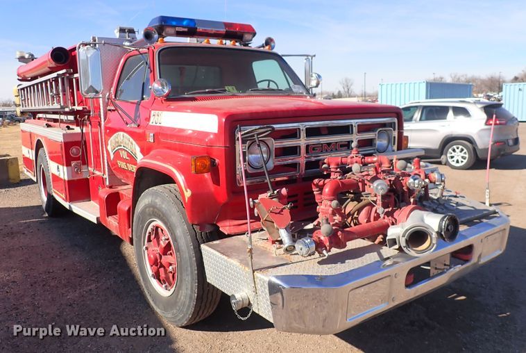 image for item DN2161 1980 GMC  fire truck