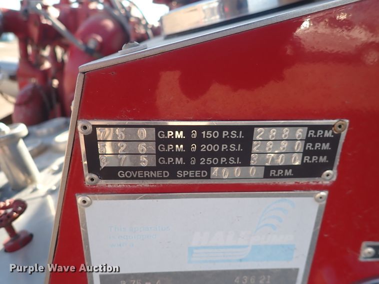 image for item DN2161 1980 GMC  fire truck