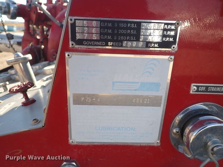 image for item DN2161 1980 GMC  fire truck