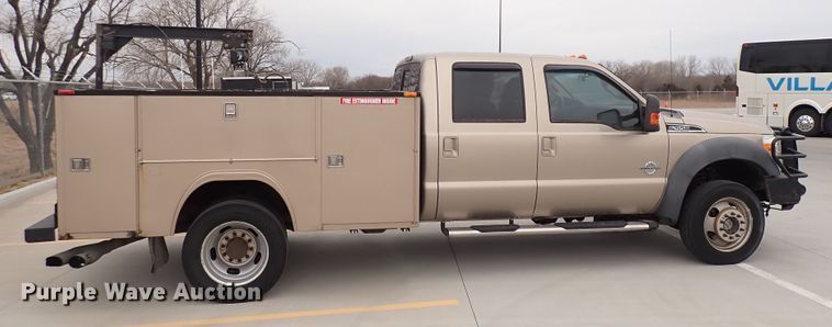 image for item DN2474 2011 Ford F550 Super Duty Lariat  Crew Cab utility / service truck