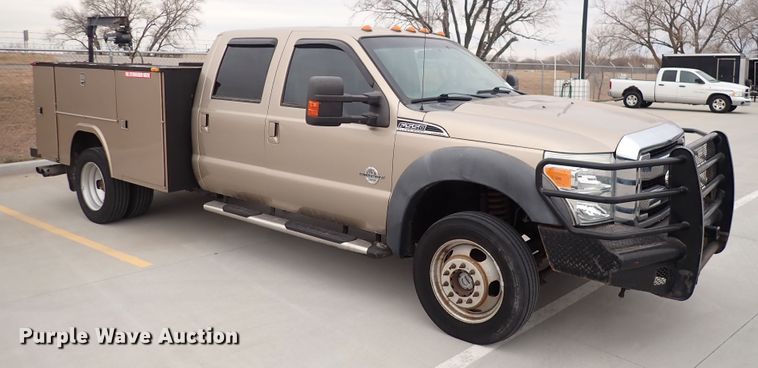 image for item DN2474 2011 Ford F550 Super Duty Lariat  Crew Cab utility / service truck