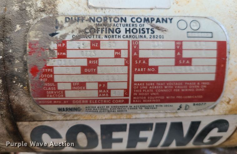 image for item IF9283 Gaffey  jib crane