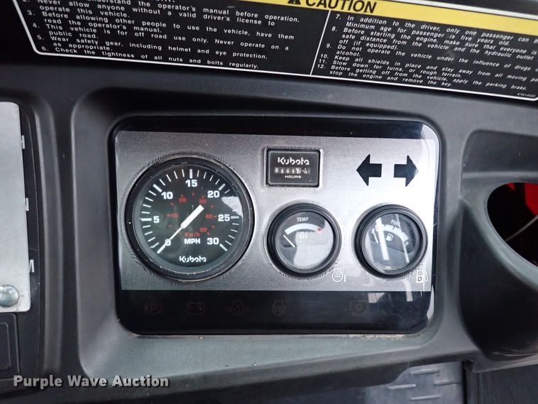 image for item IS9309 2008 Kubota RTV900  utility vehicle