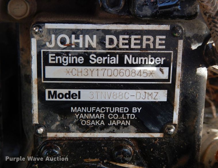 image for item JD9422 2020 John Deere Z997R  ZTR lawn mower