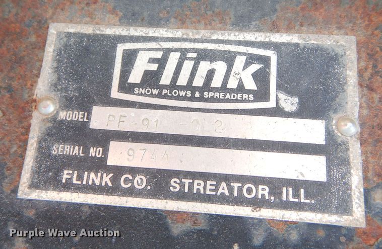 image for item JE9727 Flink  11'W snow plow