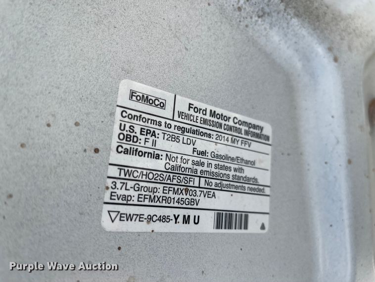 image for item JJ9396 2014 Ford Taurus Police