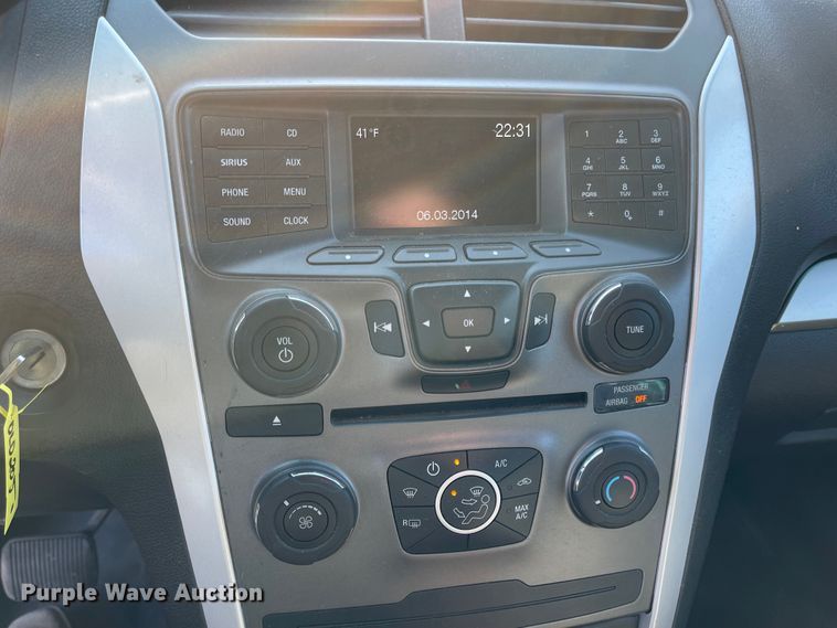 image for item JJ9399 2014 Ford Explorer Police  SUV