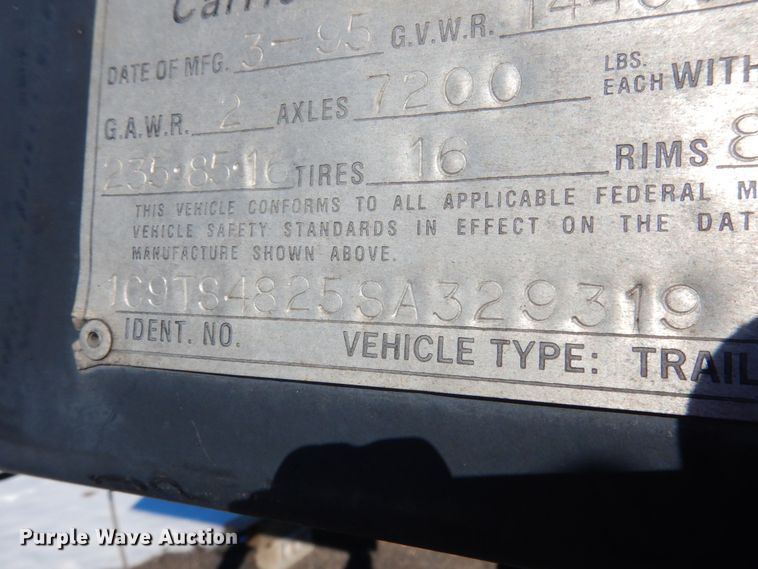 image for item JK9824 1995 Country Side Carriers  car carrier