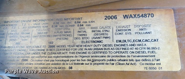 image for item JN9163 2007 Freightliner M2 106  rollback truck