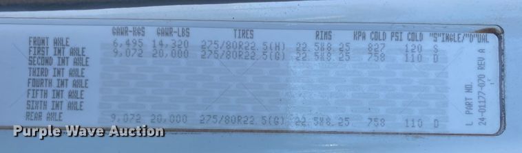 image for item JN9163 2007 Freightliner M2 106  rollback truck