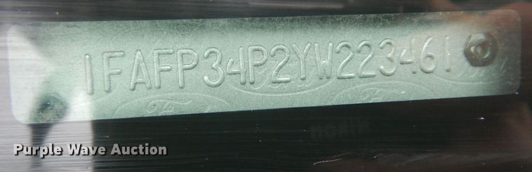 image for item JT9464 2000 Ford Focus SE