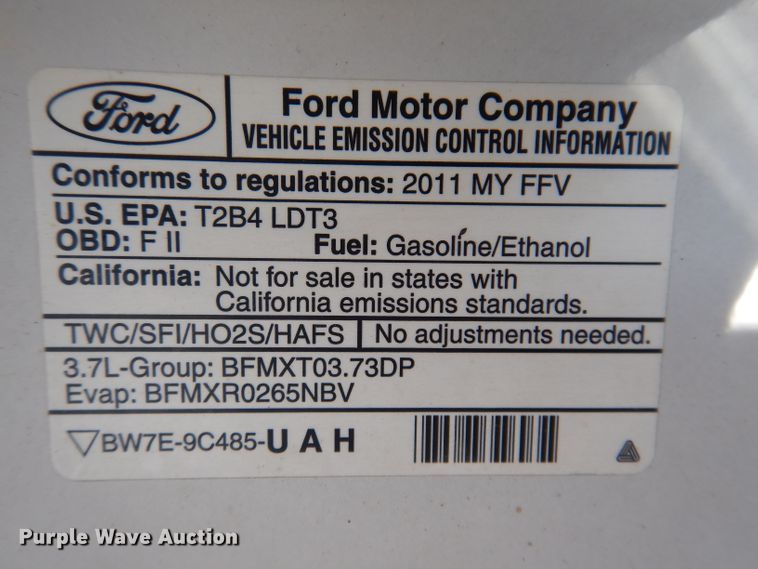 image for item KH9020 2011 Ford F150  SuperCab pickup truck