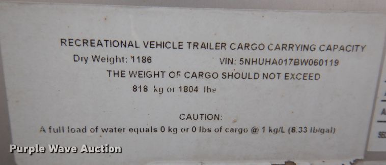 image for item KH9027 2011 Forest River  enclosed cargo trailer