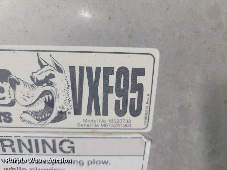 image for item KH9808 Snow Dogg VXF95 V snow plow