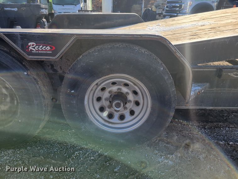 image for item KH9838 2019 Retco  tilt deck equipment trailer