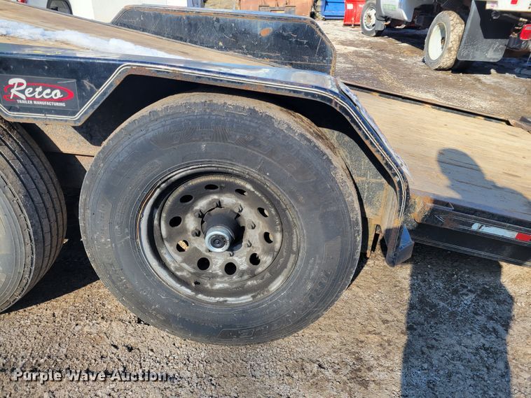 image for item KH9838 2019 Retco  tilt deck equipment trailer