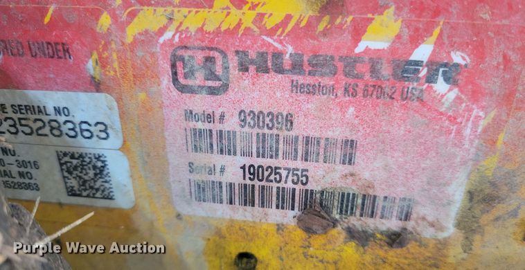 image for item KH9841 2019 Hustler  lawn mower